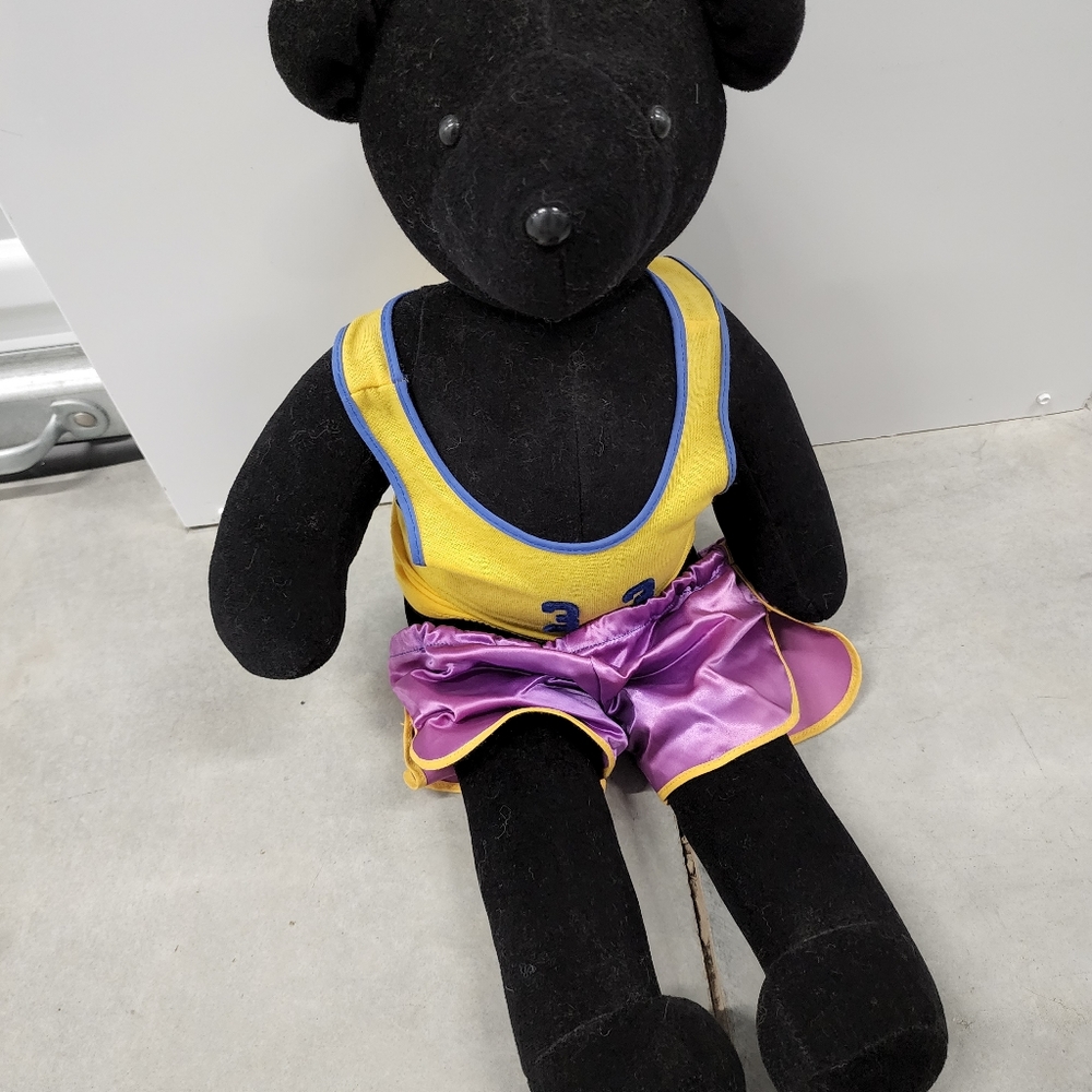 Basketball Bear Kareem Abdul Jabbar Bear Jabbear Vintage